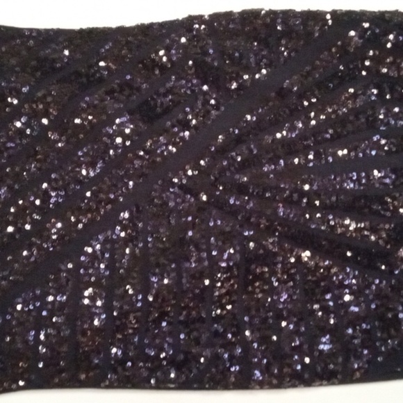 Windsor black sequin bodycon midi dress for women size xsmall - Picture 4 of 10